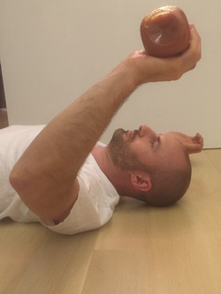 Initial position stretching for frozen shoulder